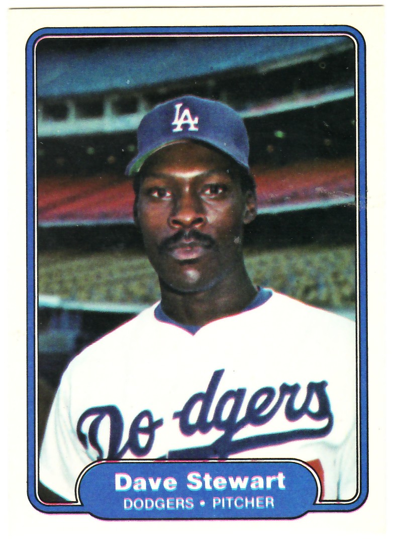 1982 Fleer #24 Dave Stewart RC