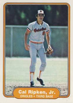 1982 Fleer #176 Cal Ripken RC