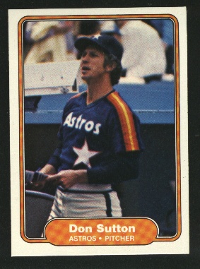 1982 Fleer #234 Don Sutton