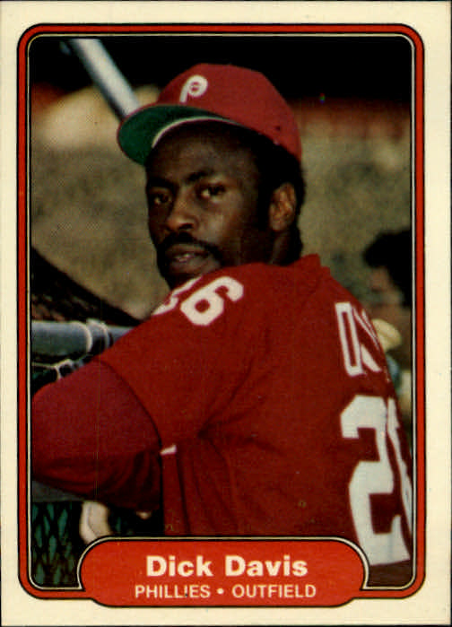 1982 Fleer #245 Dick Davis