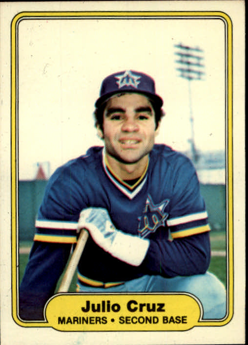1982 Fleer #509 Julio Cruz