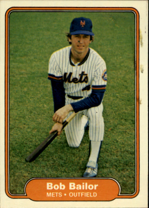 1982 Fleer #521 Bob Bailor front image
