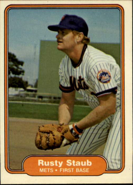 1982 Fleer #536 Rusty Staub