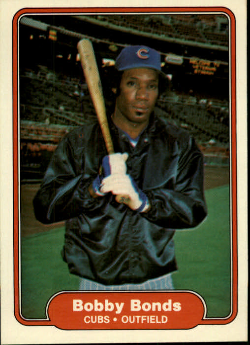 1982 Fleer #588 Bobby Bonds