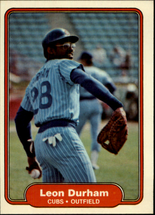 1982 Fleer #595 Leon Durham