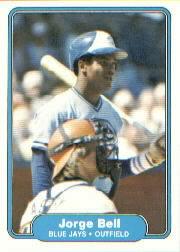 1982 Fleer #609 George Bell RC