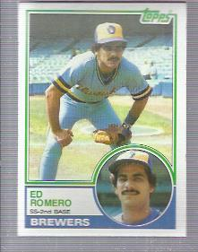 1983 Topps #271 Ed Romero