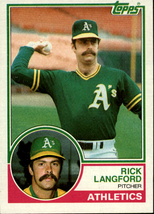 1983 Topps #286 Rick Langford