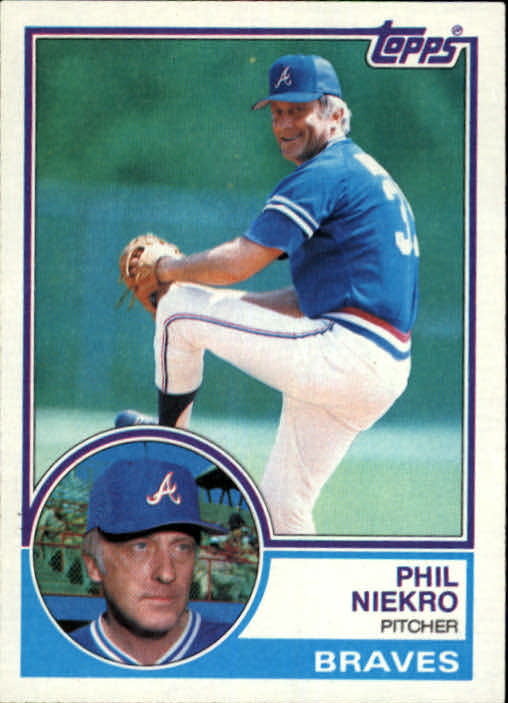 1983 Topps #410 Phil Niekro