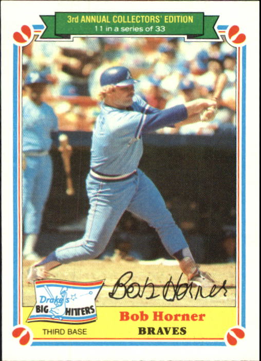 1983 Drake's #11 Bob Horner