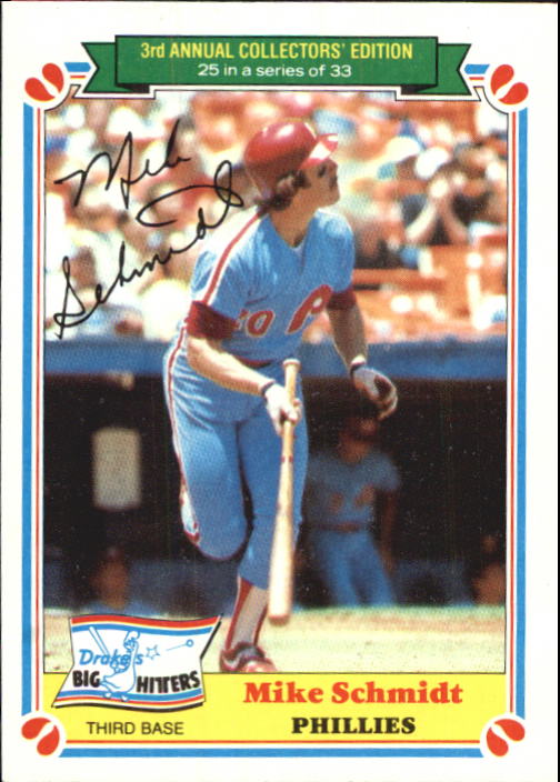 1983 Drake's #25 Mike Schmidt