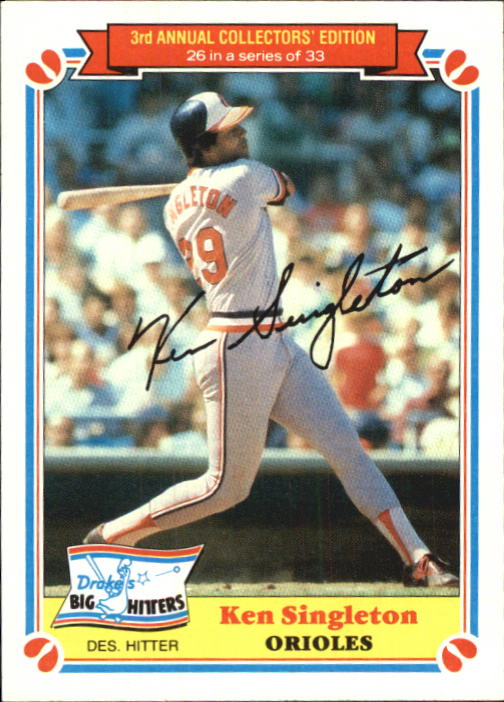 1983 Drake's #26 Ken Singleton