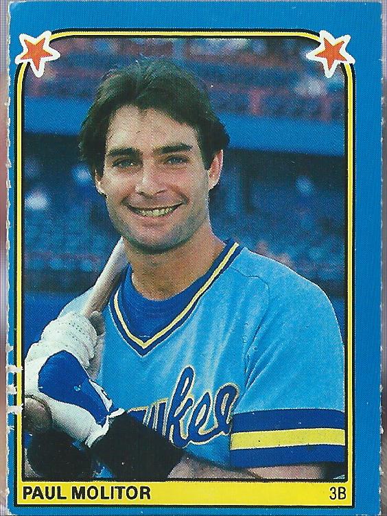 1983 Fleer Stickers #19 Paul Molitor