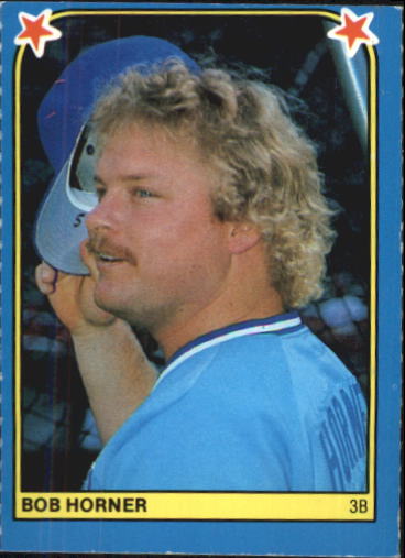1983 Fleer Stickers #84 Bob Horner