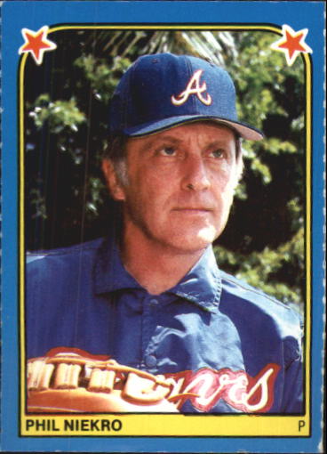 1983 Fleer Stickers #91 Phil Niekro
