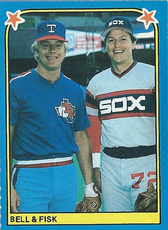 1983 Fleer Stickers #148 Buddy Bell/Carlton Fisk