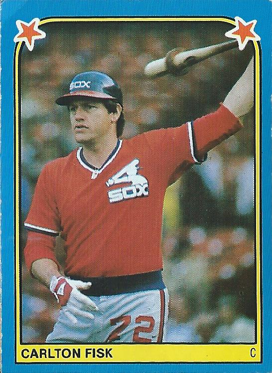 1983 Fleer Stickers #153 Carlton Fisk