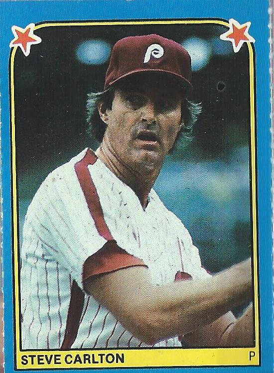 1983 Fleer Stickers #176 Steve Carlton