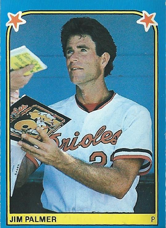 1983 Fleer Stickers #200 Jim Palmer