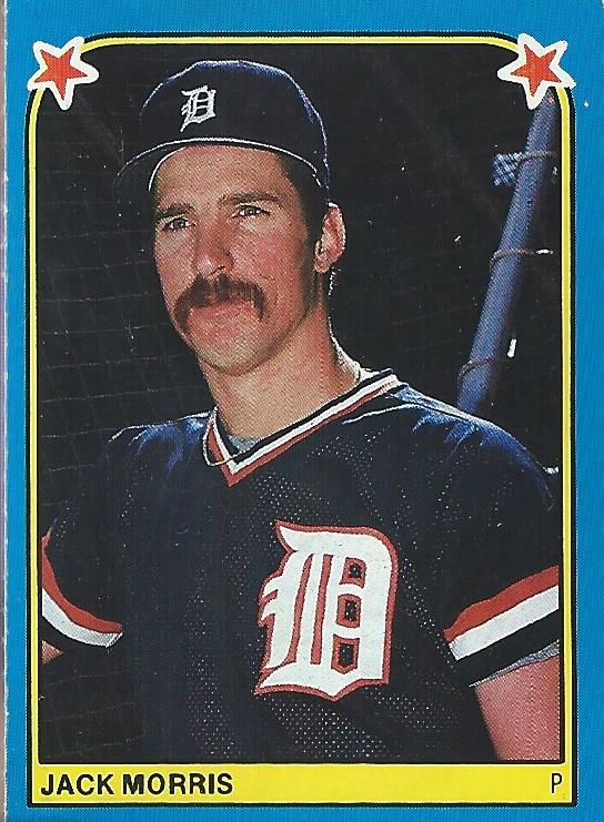 1983 Fleer Stickers #252 Jack Morris