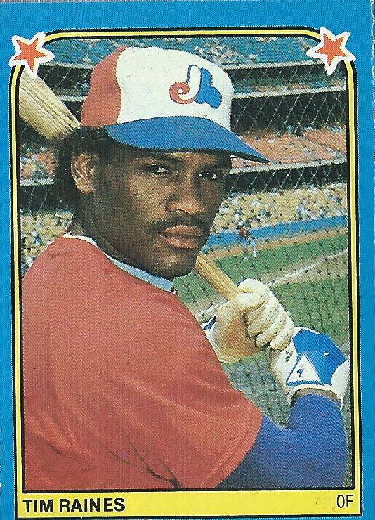 1983 Fleer Stickers #265 Tim Raines