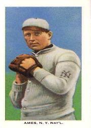 1983 Galasso T-206 Reprint #7 Red Ames