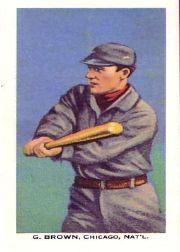 1983 Galasso T-206 Reprint #55 F.Chance Chi. on shirt
