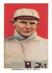 1983 Galasso T-206 Reprint #77 D.Crandall Sweater/cap