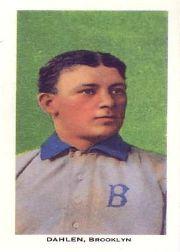 1983 Galasso T-206 Reprint #84 Bill Dahlen Brooklyn