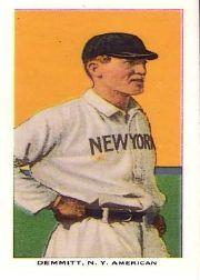 1983 Galasso T-206 Reprint #90 Ray Demmitt N.Y. AL