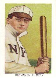 1983 Galasso T-206 Reprint #96 Mike Donlin Batting