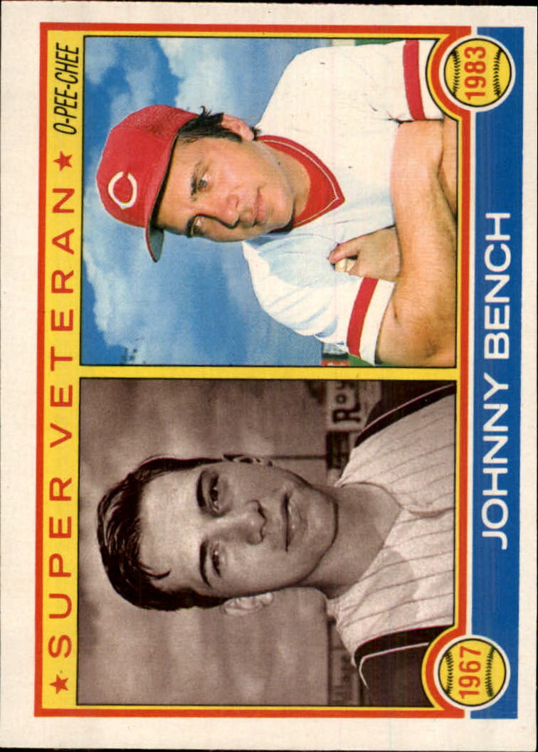 1983 O-Pee-Chee #61 Johnny Bench SV