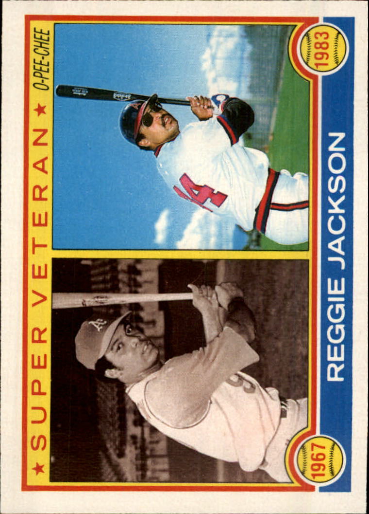 1983 O-Pee-Chee #219 Reggie Jackson SV