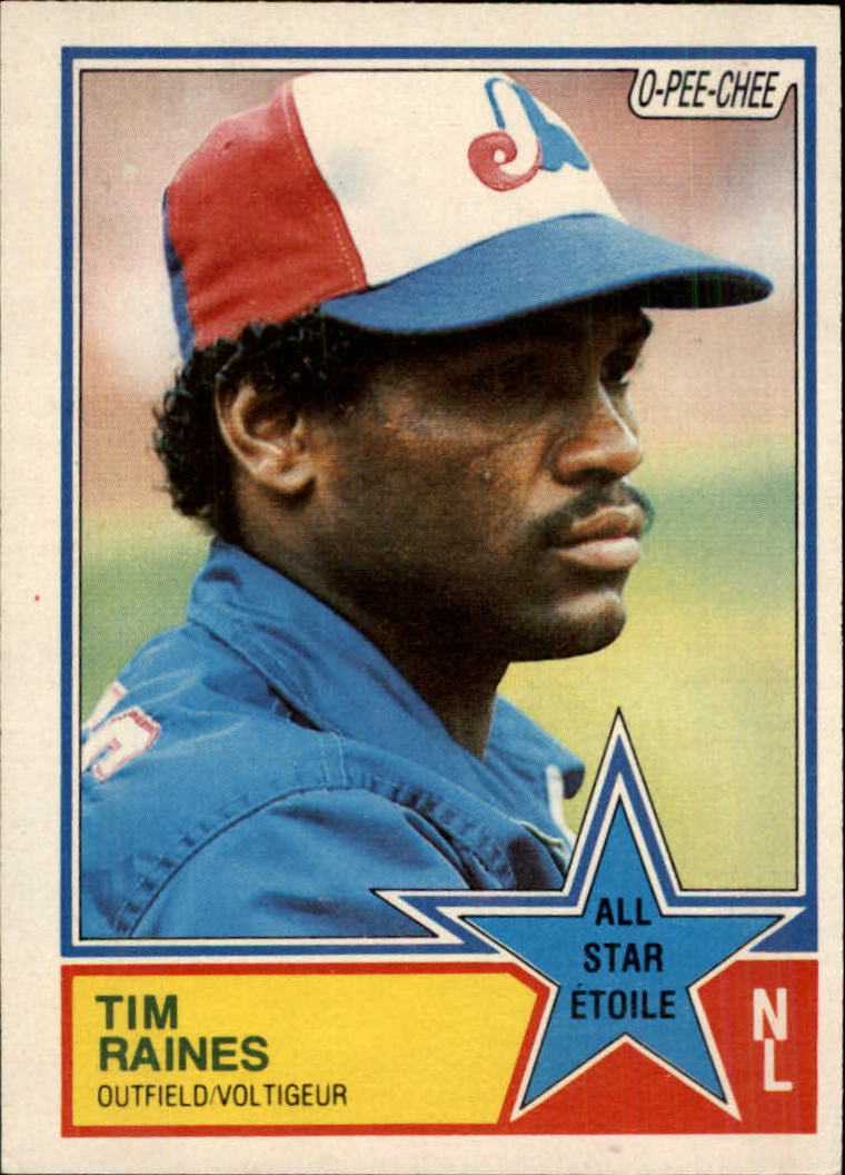 1983 O-Pee-Chee #352 Tim Raines AS