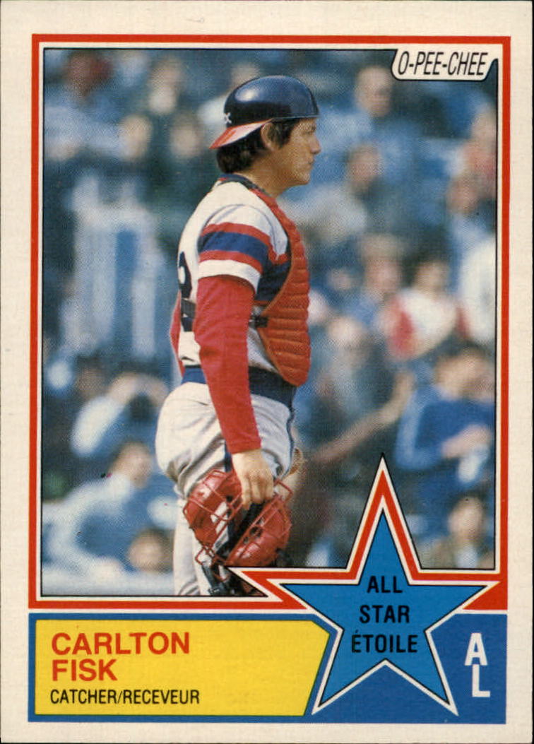 1983 O-Pee-Chee #393 Carlton Fisk AS