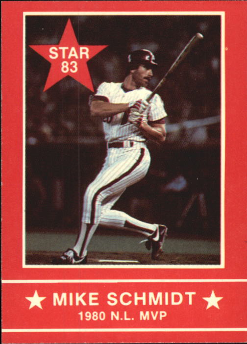 1983 Star Schmidt #6 Mike Schmidt/1980 N.L. MVP