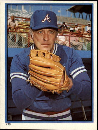 1983 Topps Stickers #218 Phil Niekro