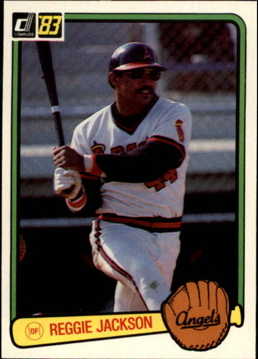 1983 Donruss #115 Reggie Jackson