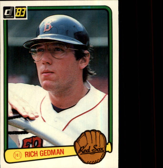 1983 Donruss #156 Rich Gedman