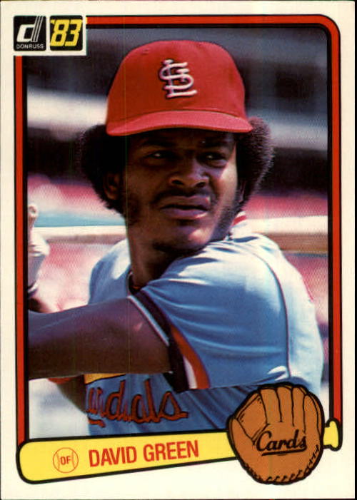 1983 Donruss #166 David Green RC