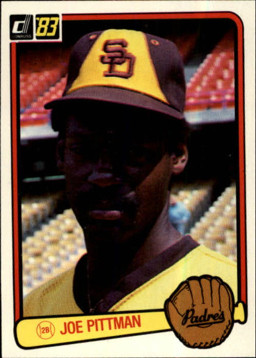 1983 Donruss #247 Joe Pittman UER/(Photo actually/Juan Eichelberge