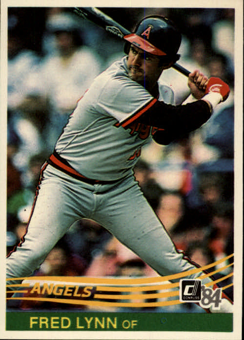 1984 Donruss #108 Fred Lynn