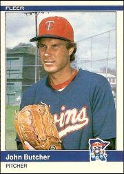 1984 Fleer Update #20 John Butcher