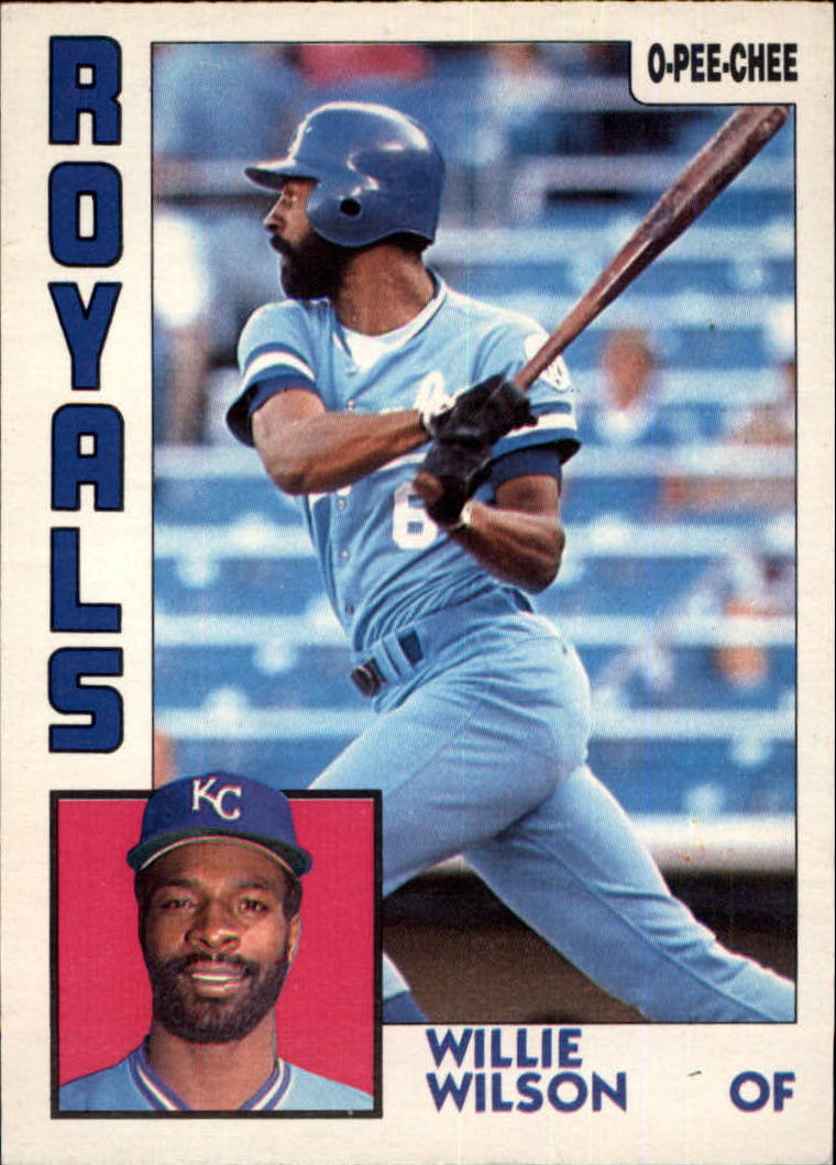 1984 O-Pee-Chee #5 Willie Wilson