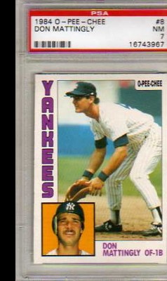 1984 O-Pee-Chee #8 Don Mattingly RC