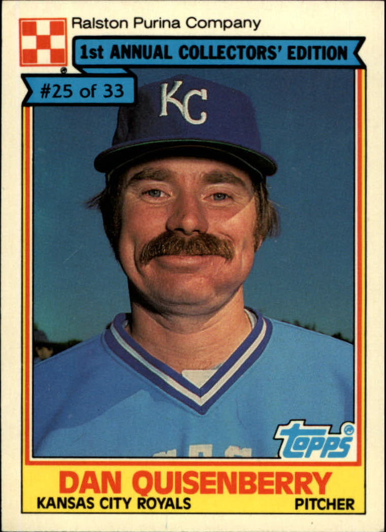 1984 Ralston Purina #25 Dan Quisenberry