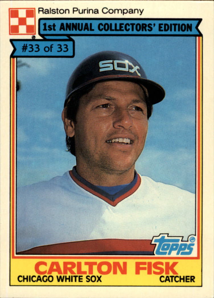 1984 Ralston Purina #33 Carlton Fisk