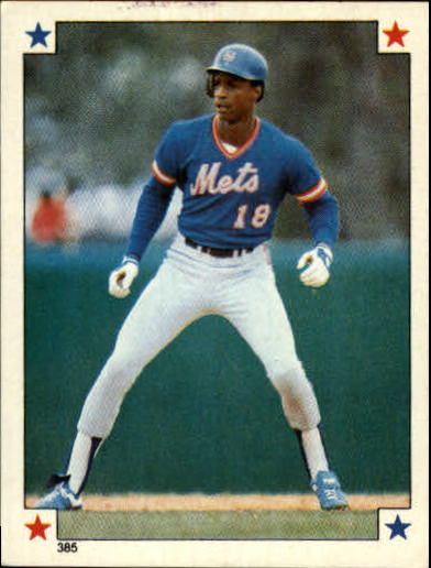 1984 Topps Stickers #385 Darryl Strawberry