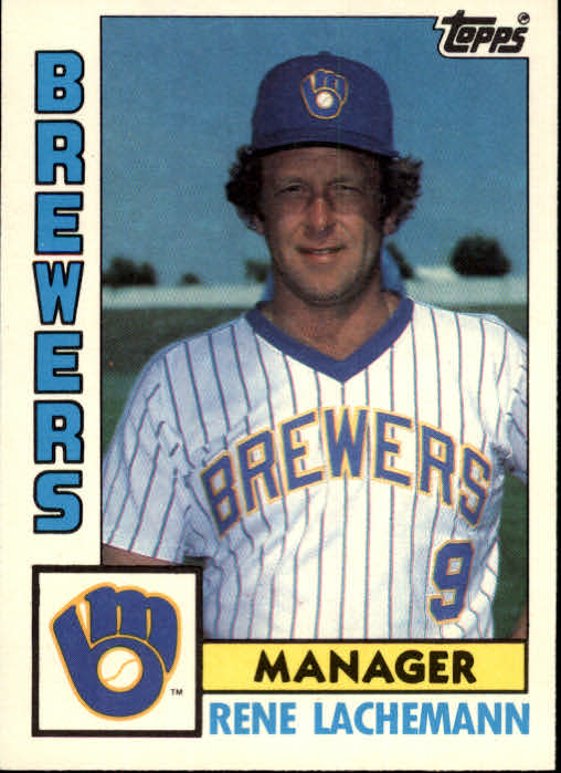 1984 Topps Traded #67T Rene Lachemann MG