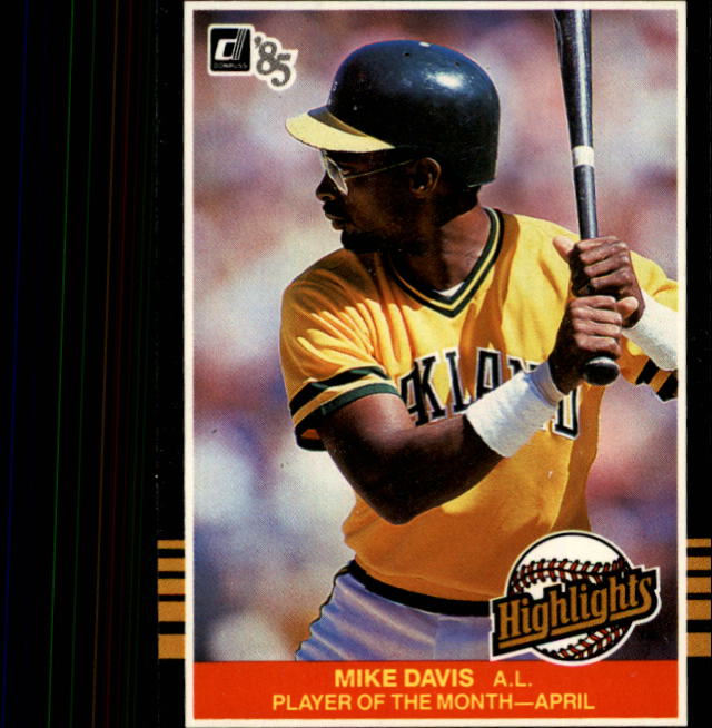 1985 Donruss Highlights #3 Mike Davis